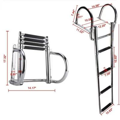 stainless steel arched staircase