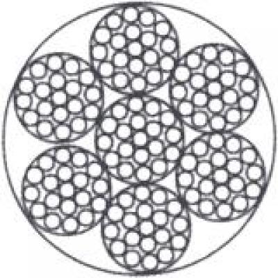 STEEL WIRE ROPE 6X19+IWS