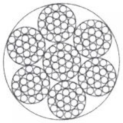 STEEL WIRE ROPE 6X19+IWS