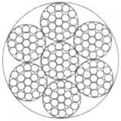 STEEL WIRE ROPE 7X19IWS