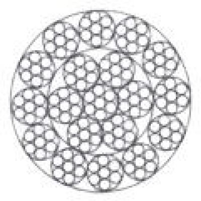 STEEL WIRE ROPE NON-ROTATING ROPE 18X7+FC