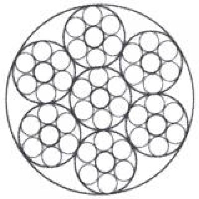 STEEL WIRE ROPE 6X7+IWS