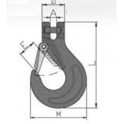 ITALIAN CLEVIS SLIP HOOK