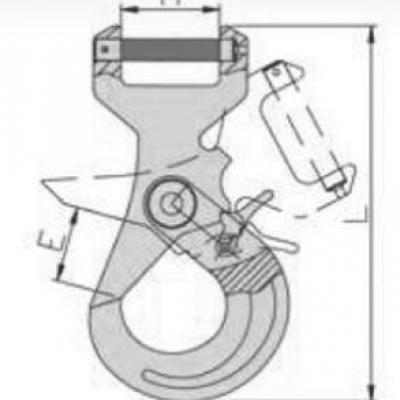 CLEVIS SELF LOCKING BELT HOOK,WEBBING SLING CONNECTING