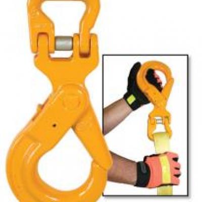 ROUND SLING COUPLER SELF-LOCKING HOOK