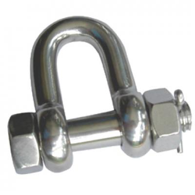 U.S.TYPE BOLT SAFETY CHAIN SHACKLE,AISI316