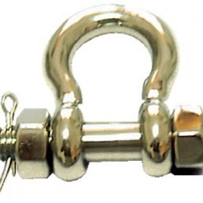 U.S.TYPE BOLT SAFETY ANCHOR SHACKLE,AISI316