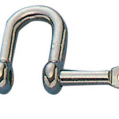 DEE SHACKLE WITH LOCKED PIN,AISI316