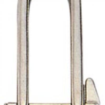 HALYARD SHACKLE WITH LOCKING PIN,AISI316
