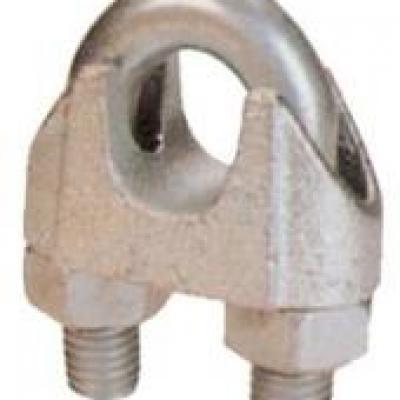 DIN 741 WIRE ROPE CLIPS,GALV.