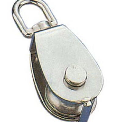 SWIVEL SINGLE PULLEY, REMOVABLE PIN