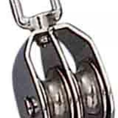 SWIVEL DOUBLE PULLEY