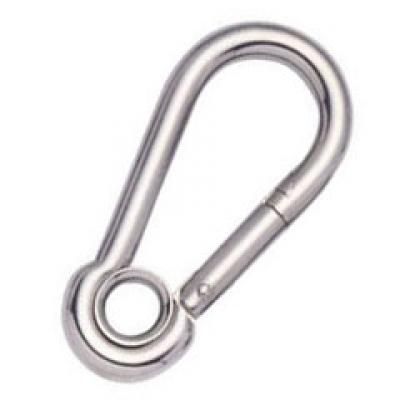 SNAP HOOK DIN5299, WITH EYELET