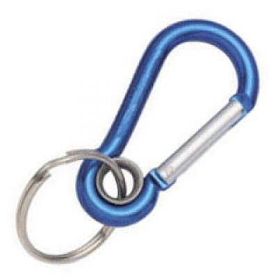 ALUMINUM SNAP HOOK WITH EYELET AND KEY RING