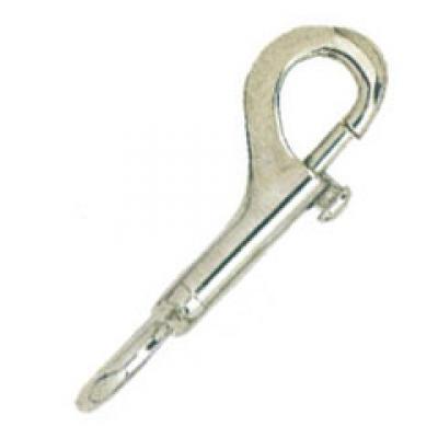 RIGID STRAP EYE BOLT SNAP, ZINC ALLOY, NKL PL