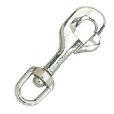 SWIVEL STRAP EYE BOLT SNAP, ZINC ALLOY, NKL