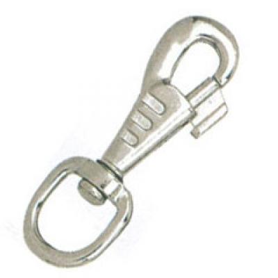 SWIVEL STRAP EYE BOLT SNAP, ZINC ALLOY, NKL PL