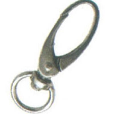 SNAP HOOK, ZINC ALLOY, NKL PL 4
