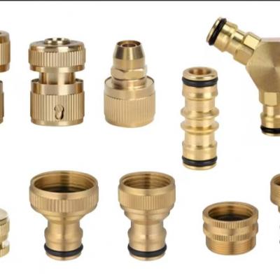 Various types of pure copper pipe connectors